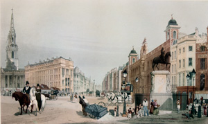 Entrance to the Strand, from Charing Cross